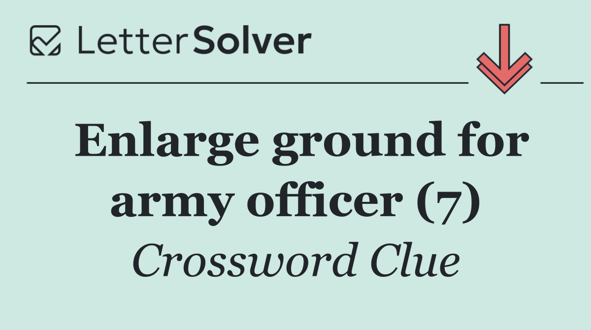 Enlarge ground for army officer (7)