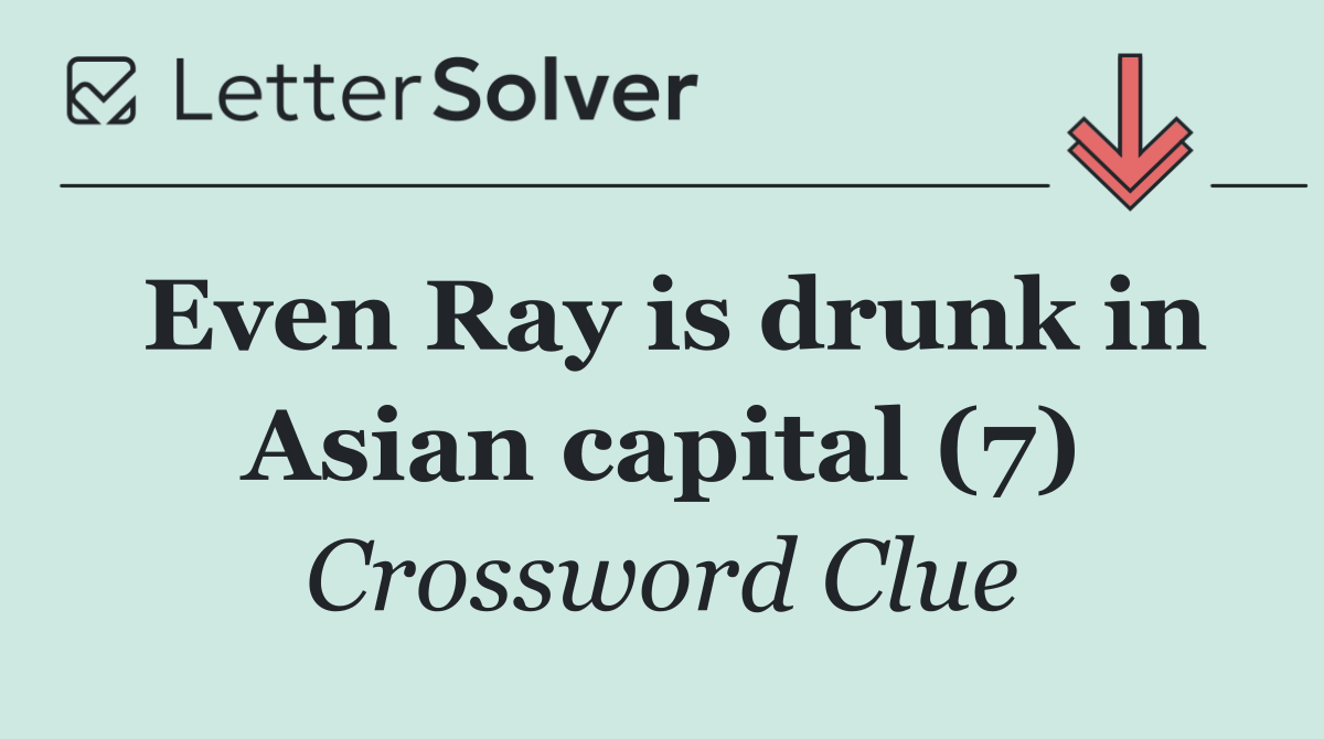 Even Ray is drunk in Asian capital (7)