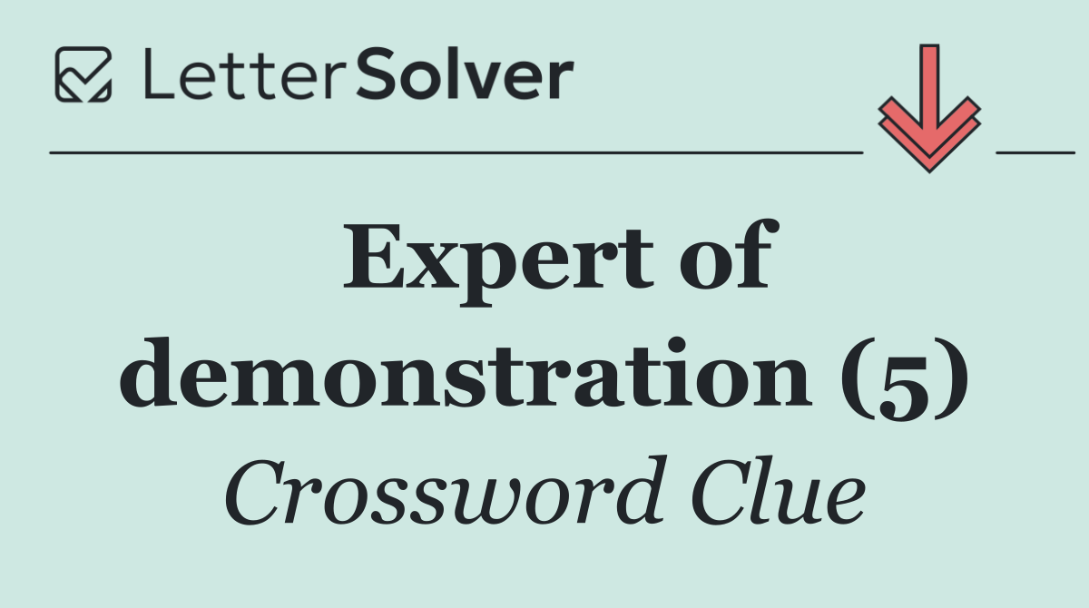 Expert of demonstration (5)