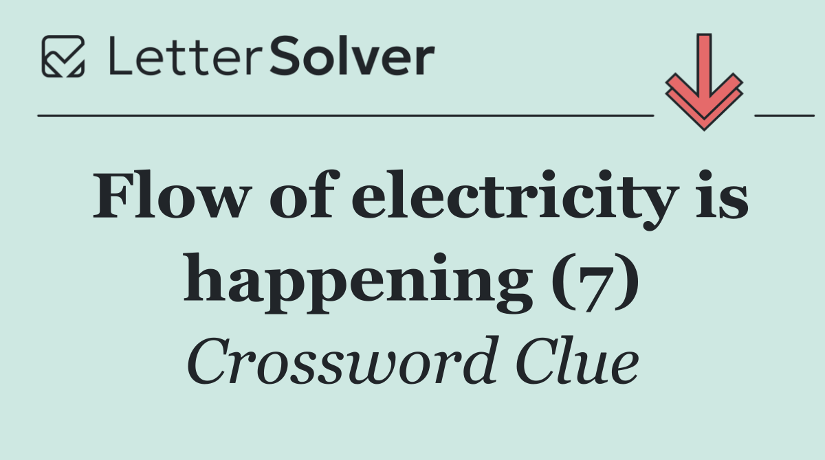 Flow of electricity is happening (7)