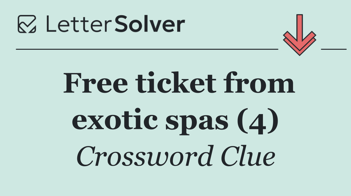 Free ticket from exotic spas (4)