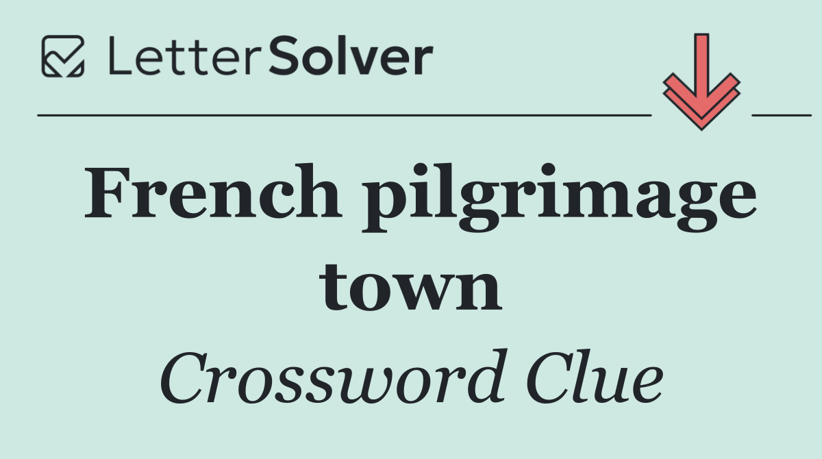 French pilgrimage town