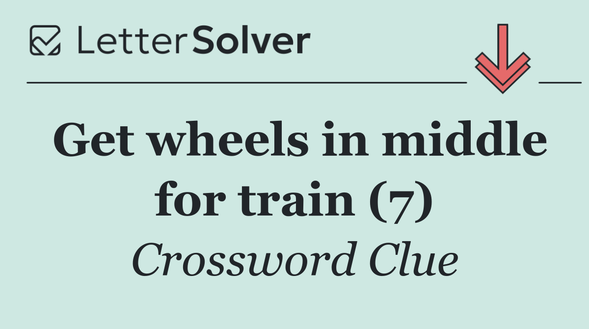 Get wheels in middle for train (7)