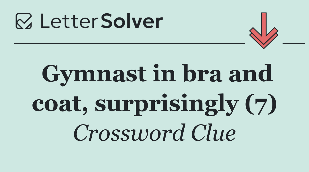 Gymnast in bra and coat, surprisingly (7)