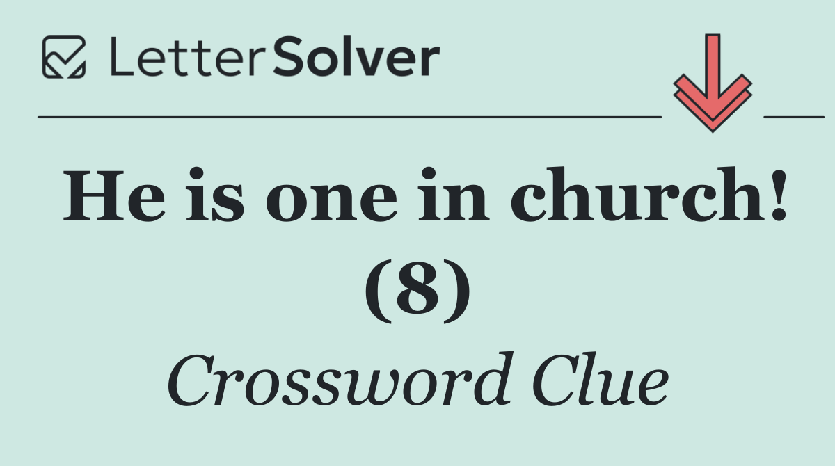 He is one in church! (8)