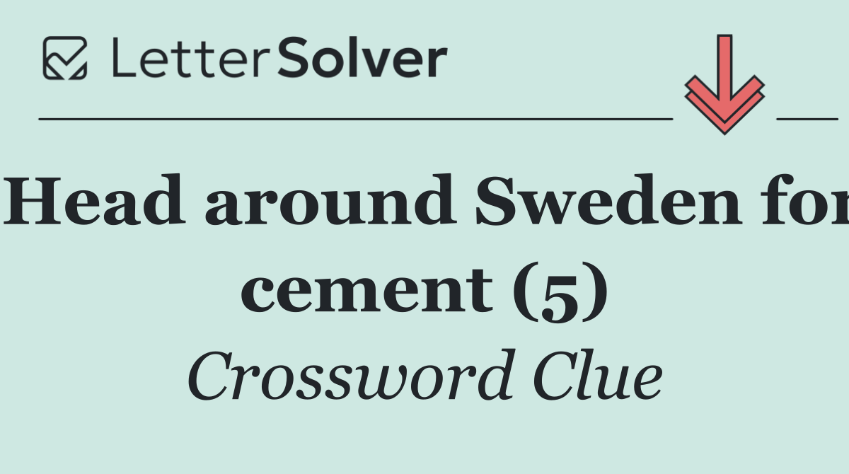 Head around Sweden for cement (5)