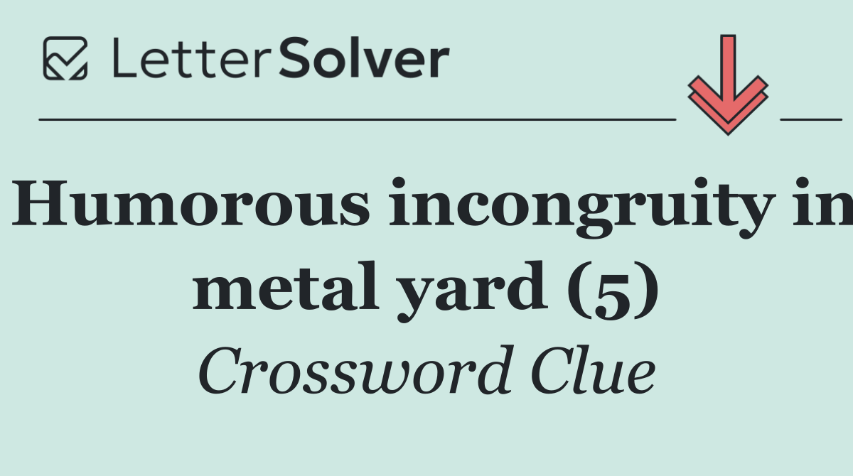 Humorous incongruity in metal yard (5)