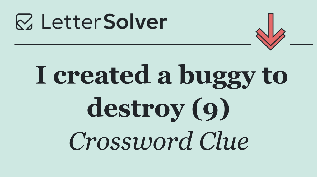 I created a buggy to destroy (9)