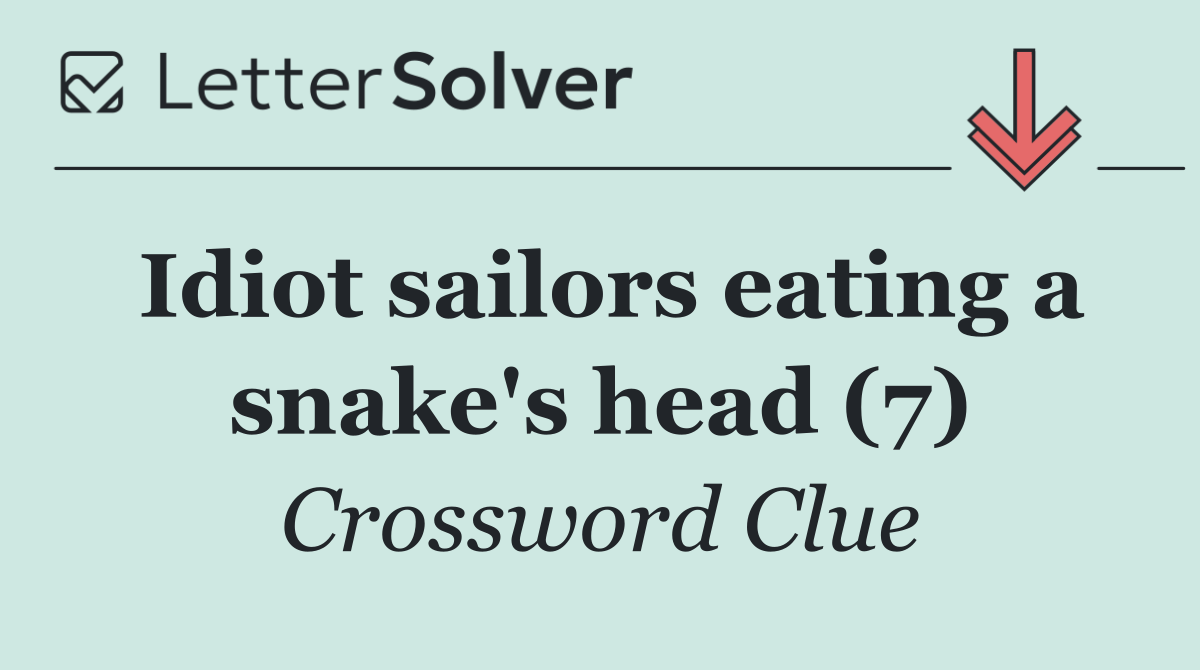 Idiot sailors eating a snake's head (7)