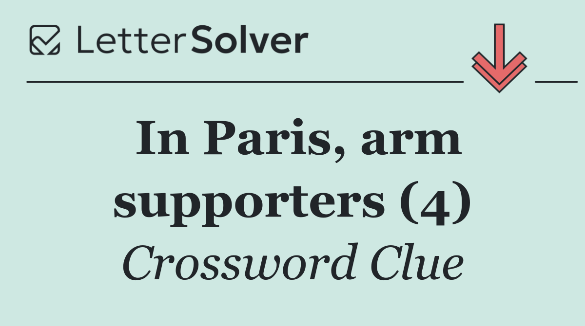 In Paris, arm supporters (4)