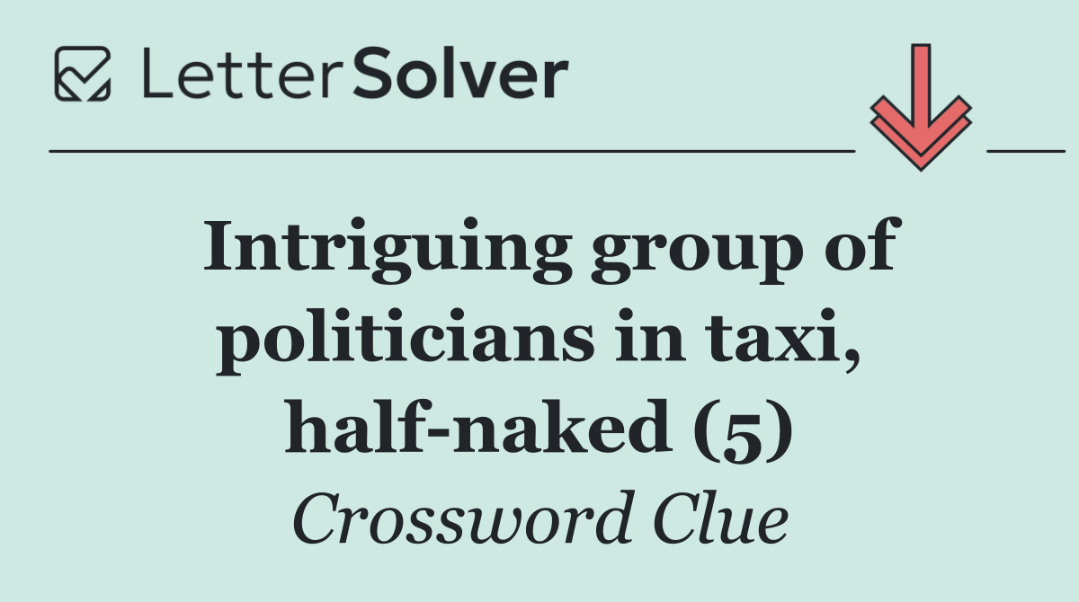 Intriguing group of politicians in taxi, half naked (5)
