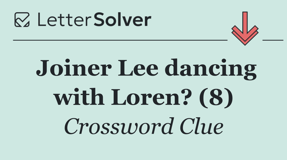 Joiner Lee dancing with Loren? (8)