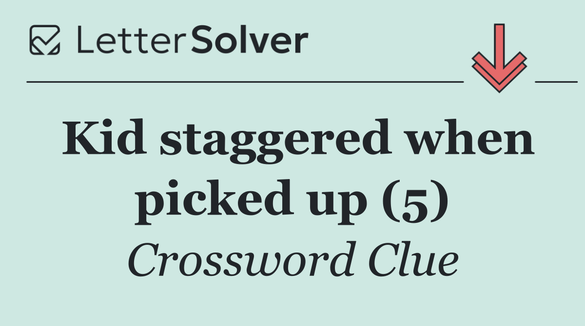 Kid staggered when picked up (5)