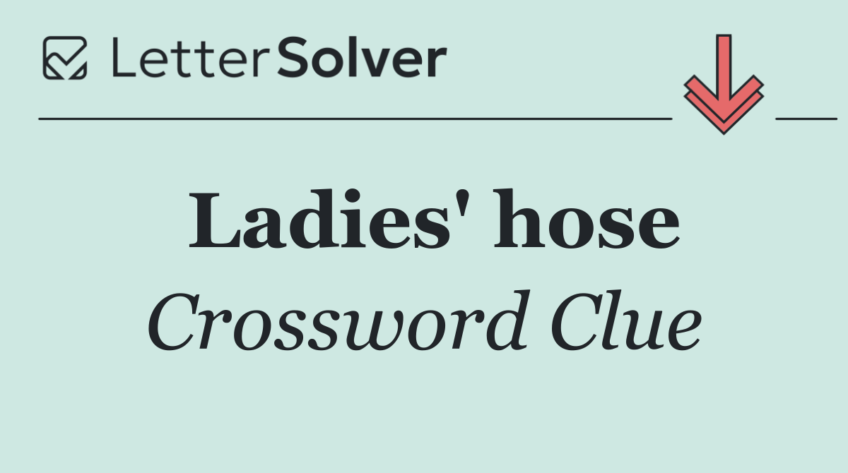 Ladies' hose