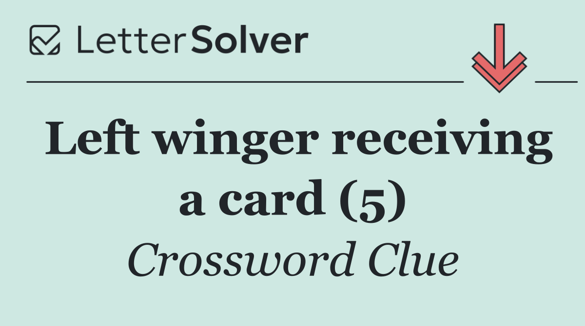 Left winger receiving a card (5)