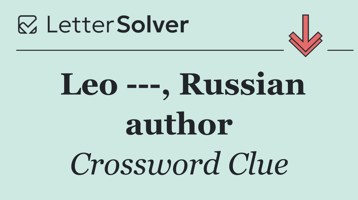 Leo    , Russian author