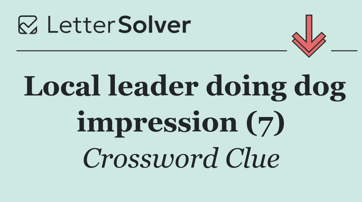 Local leader doing dog impression (7)