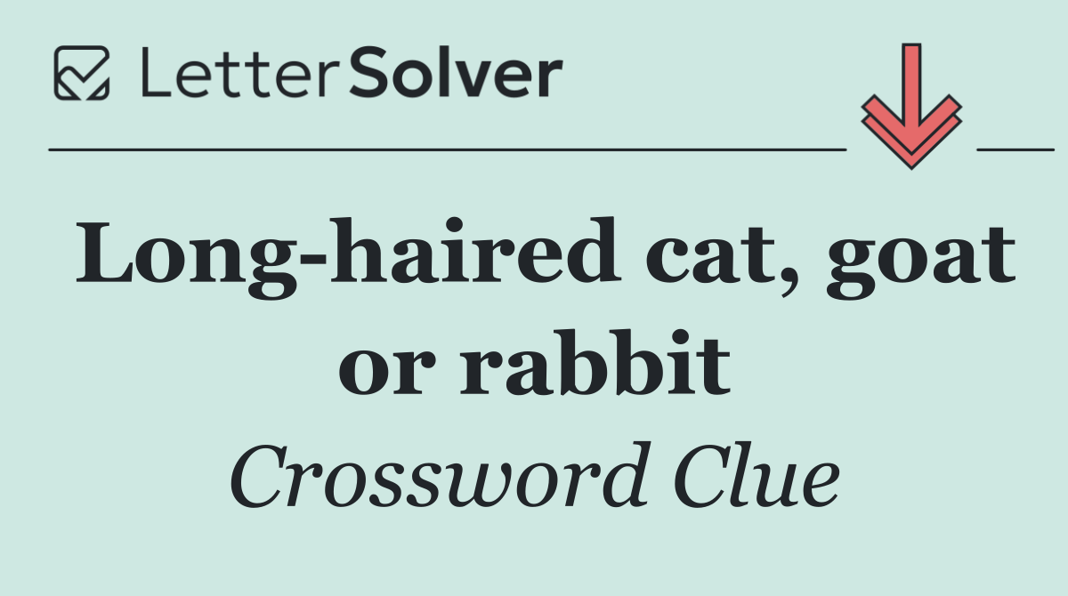 Long haired cat, goat or rabbit