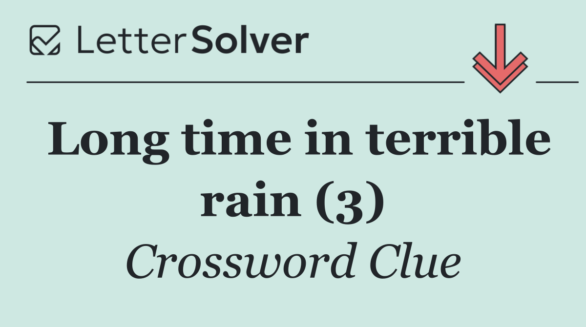 Long time in terrible rain (3)