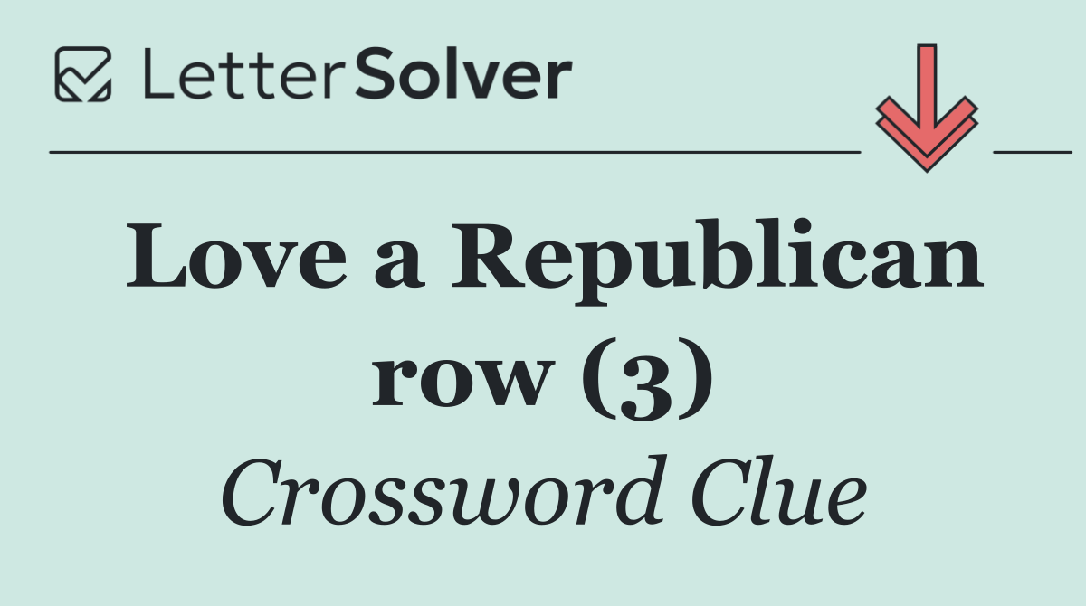 Love a Republican row (3)