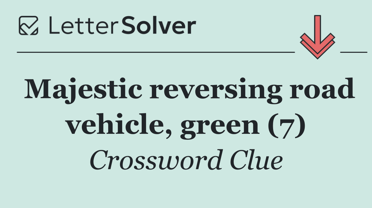 Majestic reversing road vehicle, green (7)