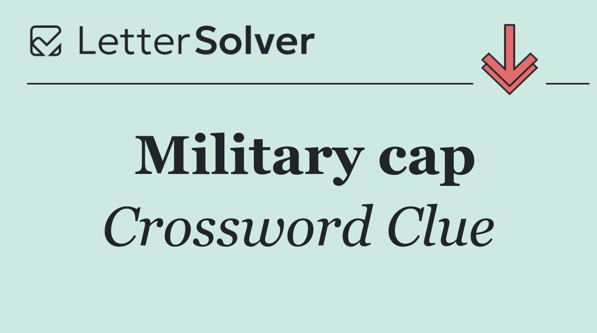 Military cap