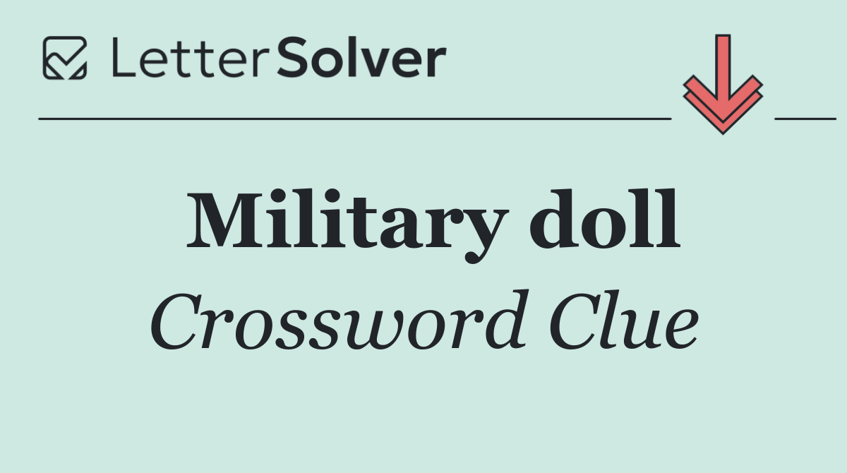 Military doll