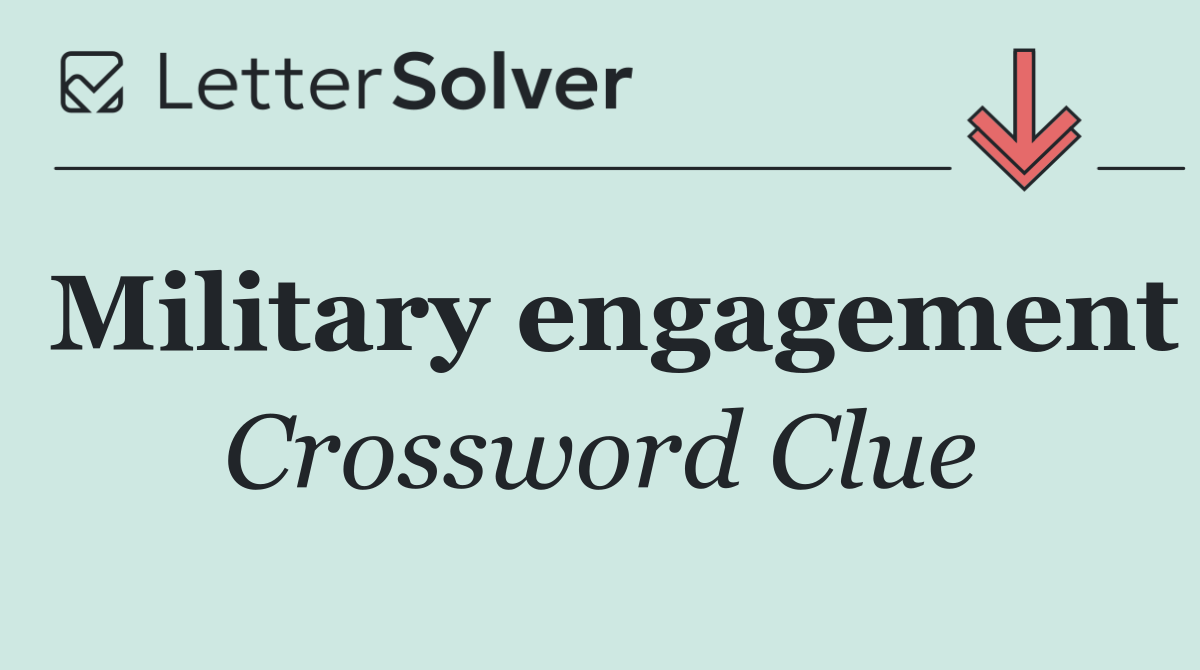 Military engagement