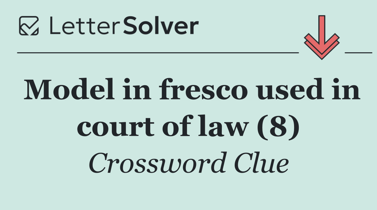 Model in fresco used in court of law (8)