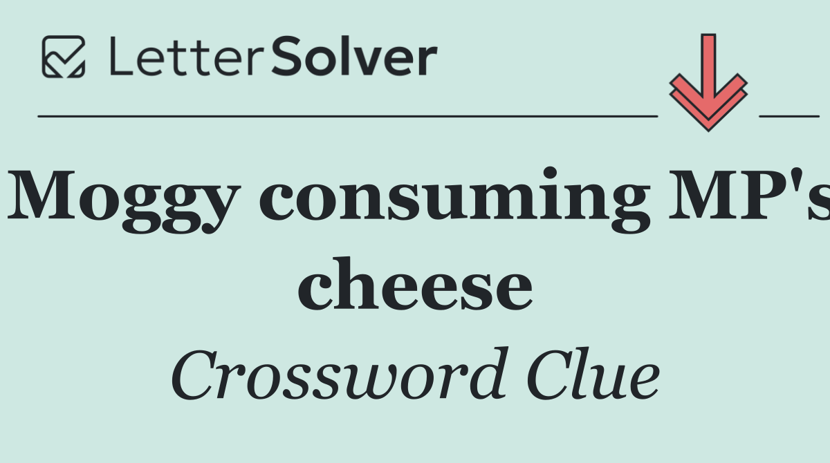 Moggy consuming MP's cheese