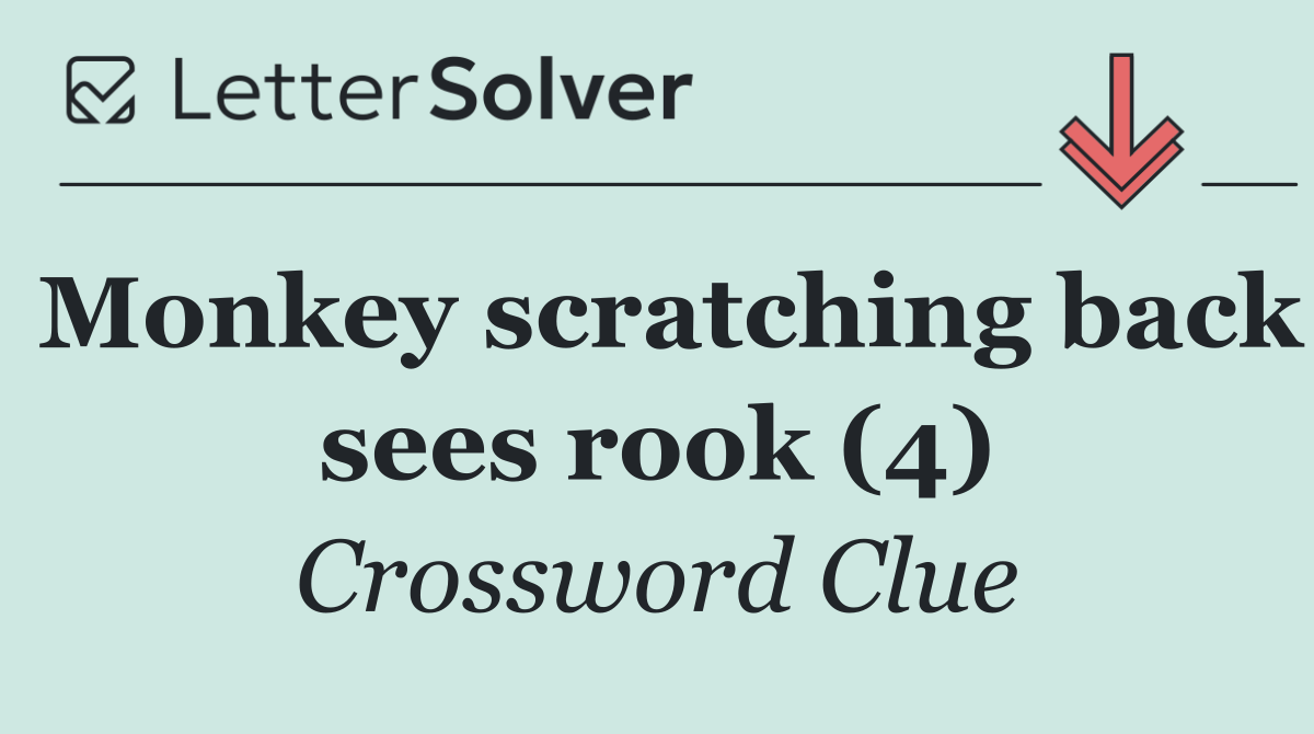 Monkey scratching back sees rook (4)