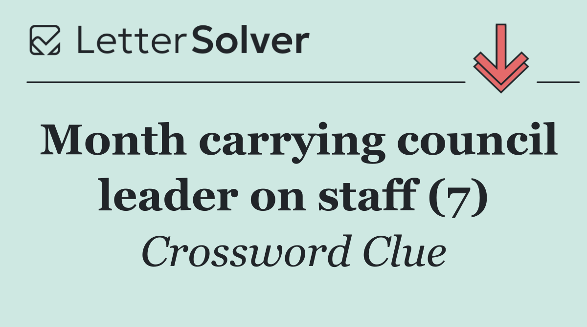 Month carrying council leader on staff (7)