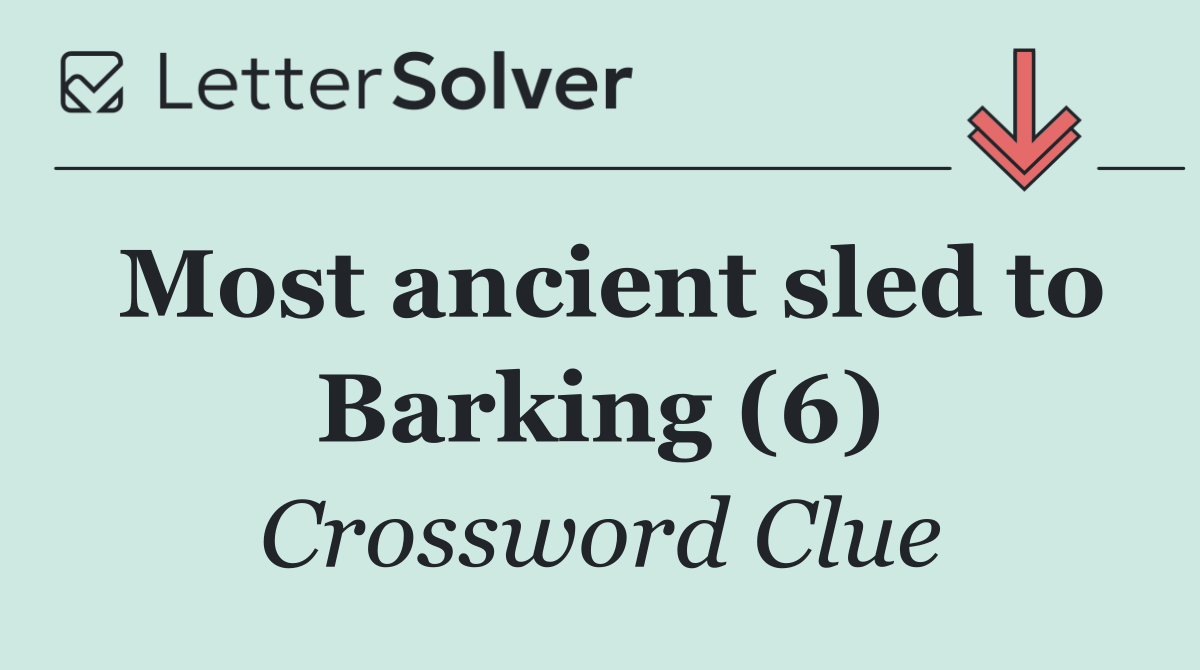 Most ancient sled to Barking (6)