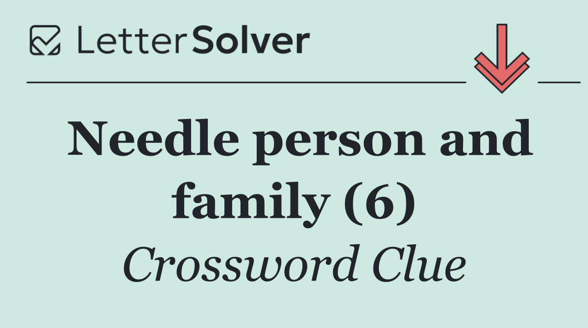Needle person and family (6)