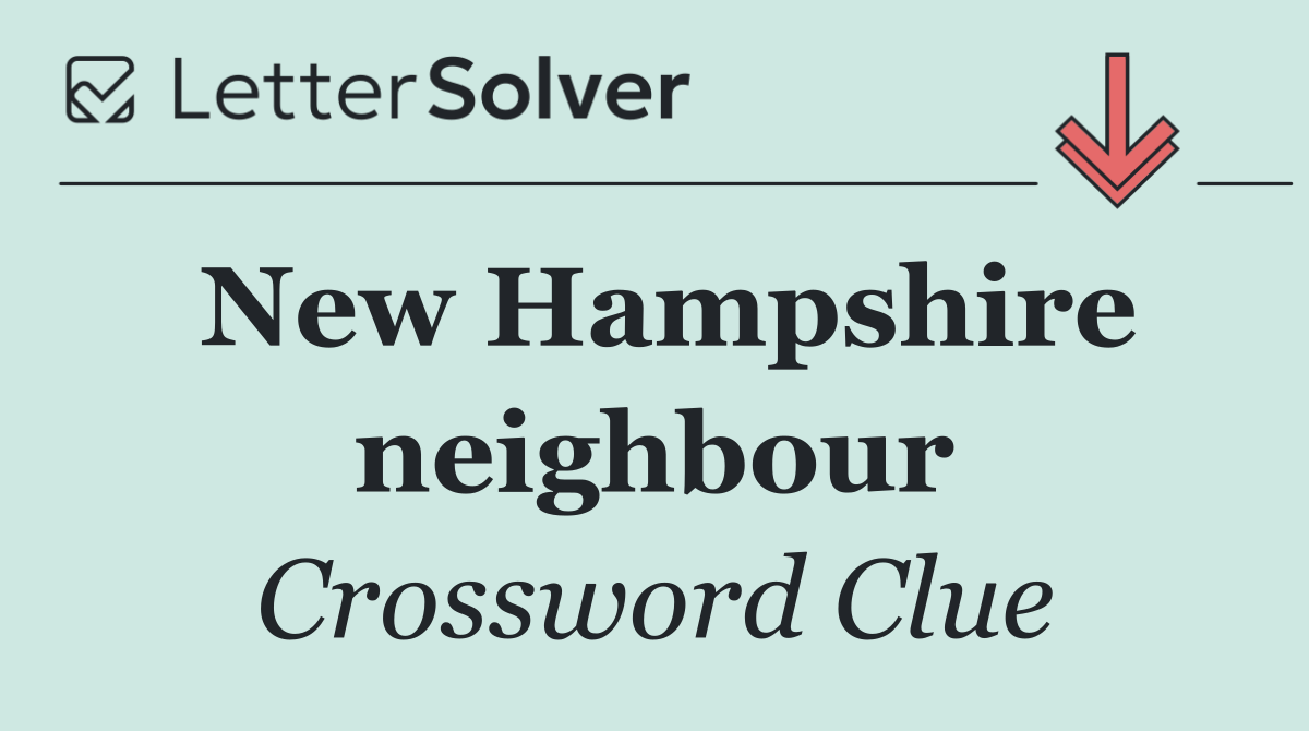 New Hampshire neighbour