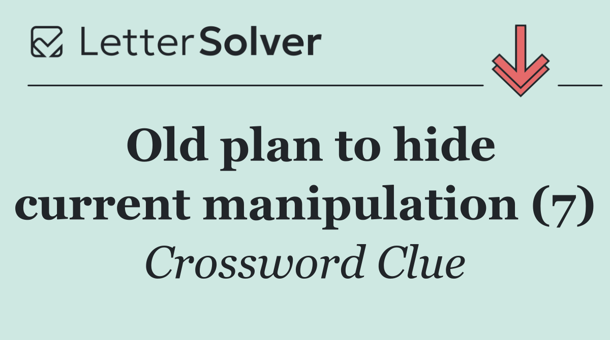 Old plan to hide current manipulation (7)