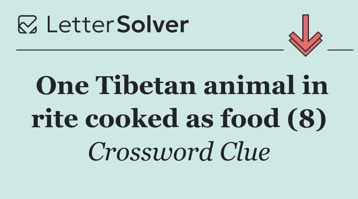 One Tibetan animal in rite cooked as food (8)