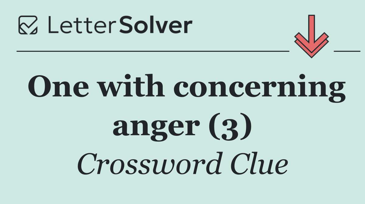 One with concerning anger (3)