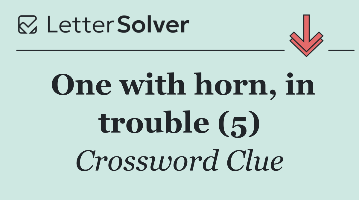 One with horn, in trouble (5)