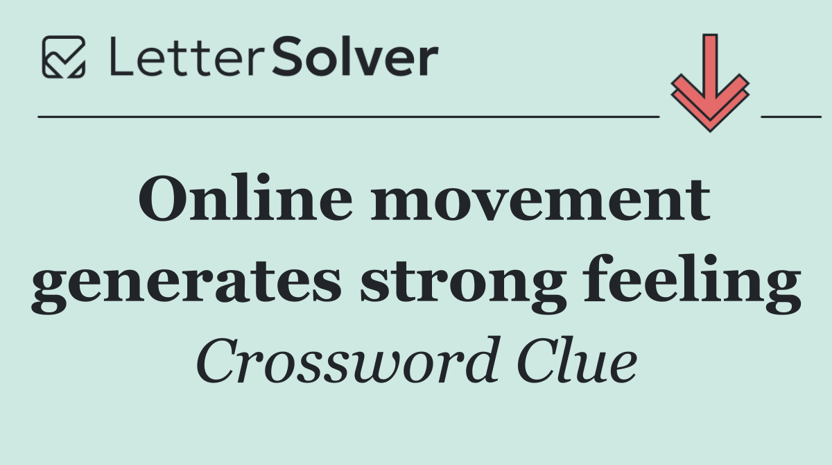 Online movement generates strong feeling