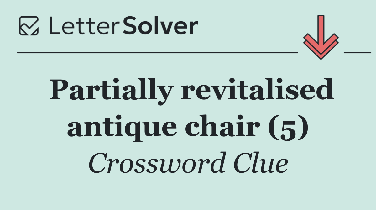 Partially revitalised antique chair (5)