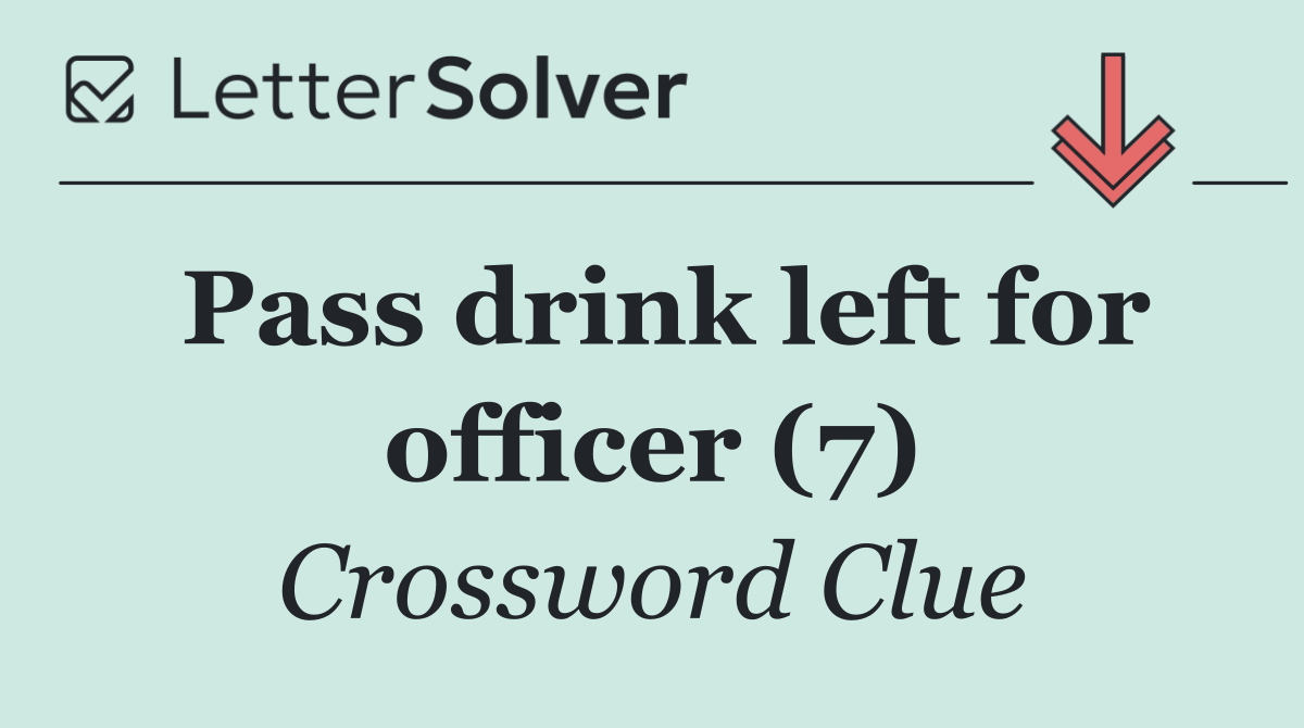 Pass drink left for officer (7)