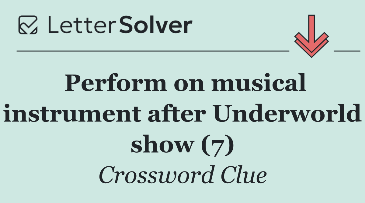 Perform on musical instrument after Underworld show (7)