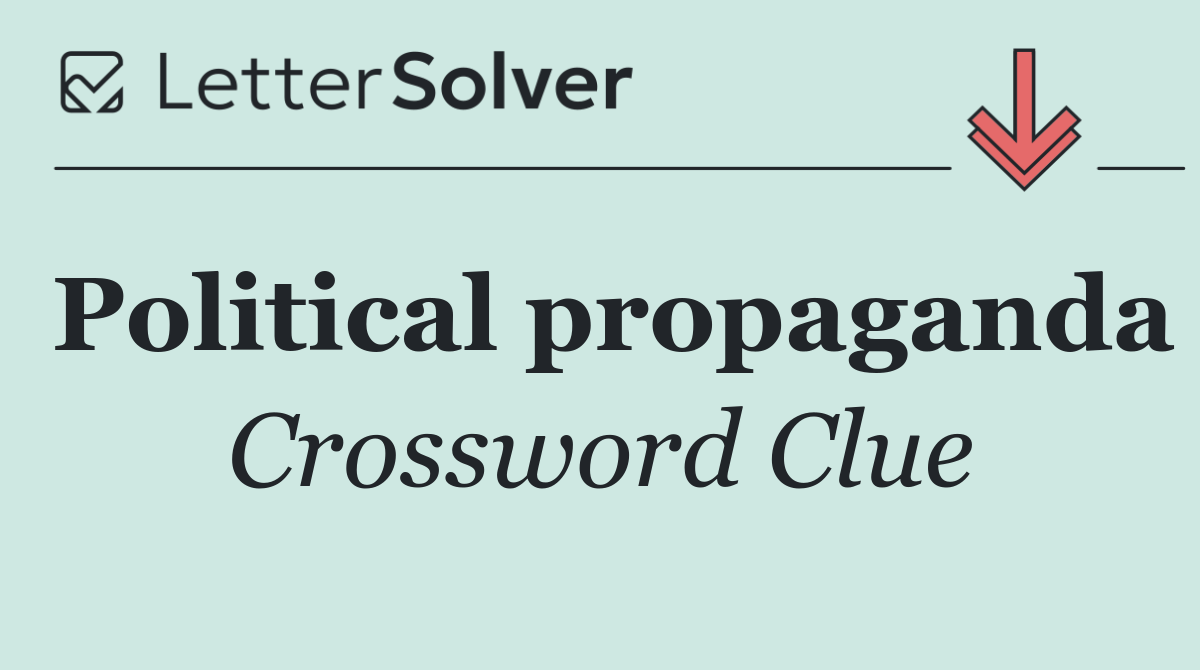 Political propaganda