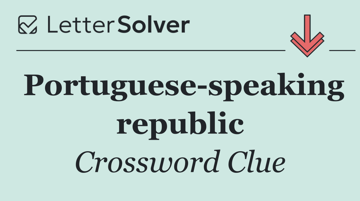 Portuguese speaking republic