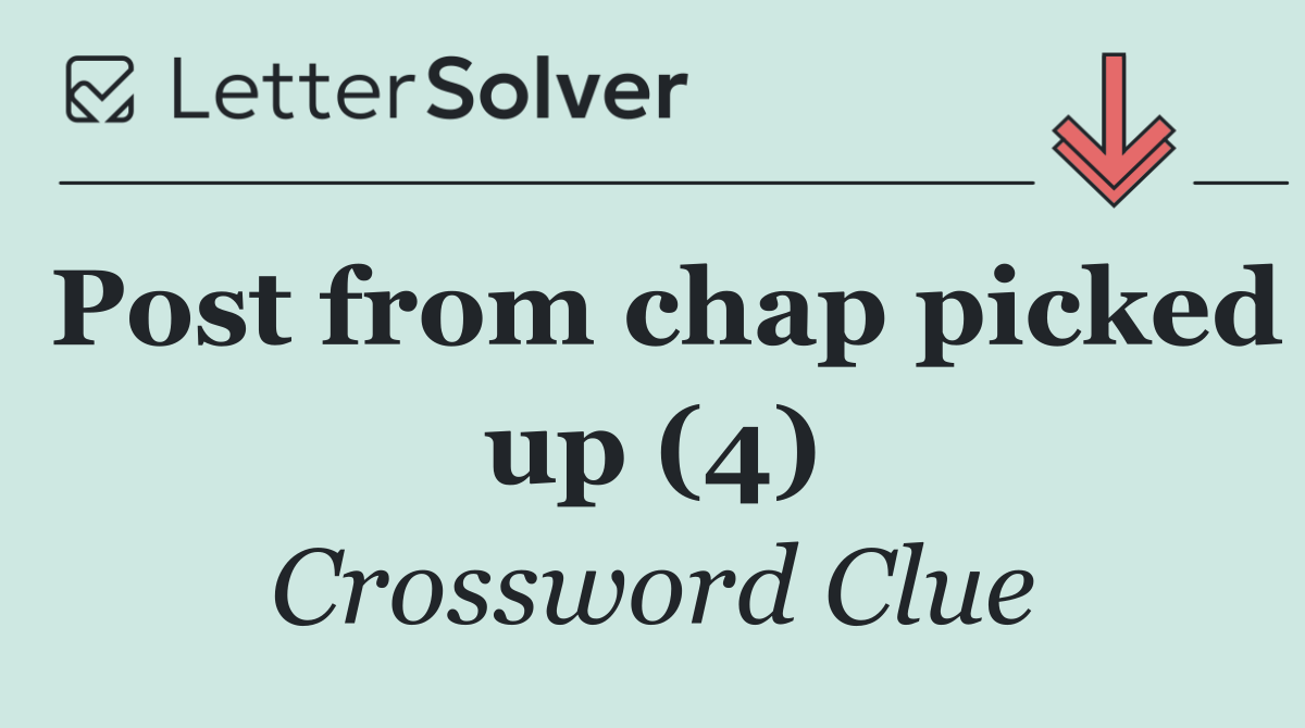 Post from chap picked up (4)