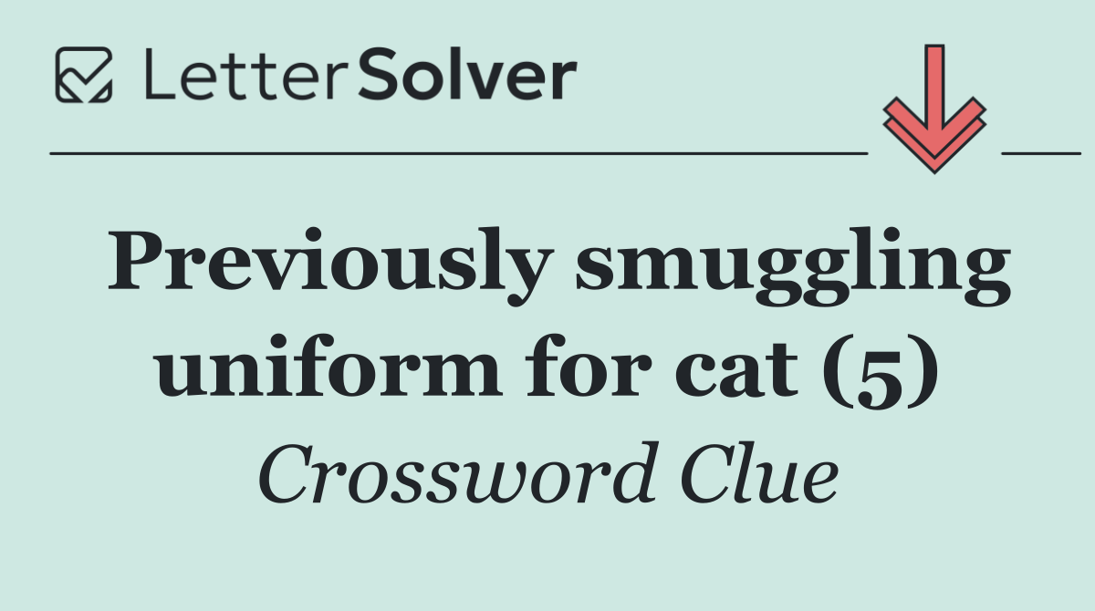 Previously smuggling uniform for cat (5)
