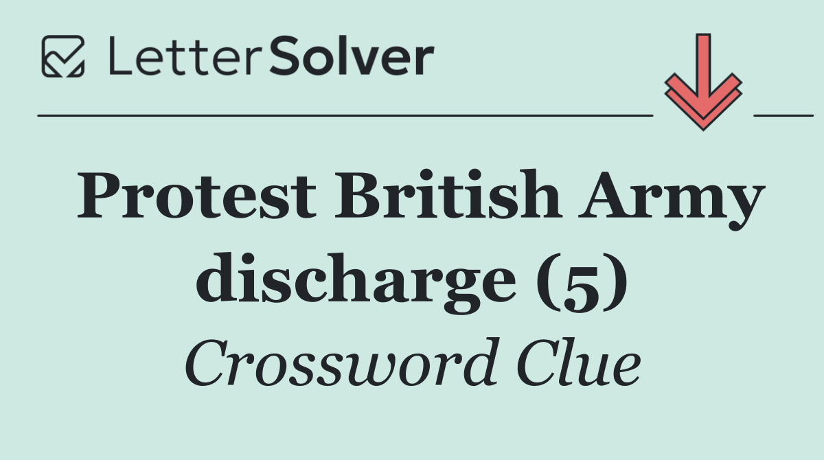 Protest British Army discharge (5)