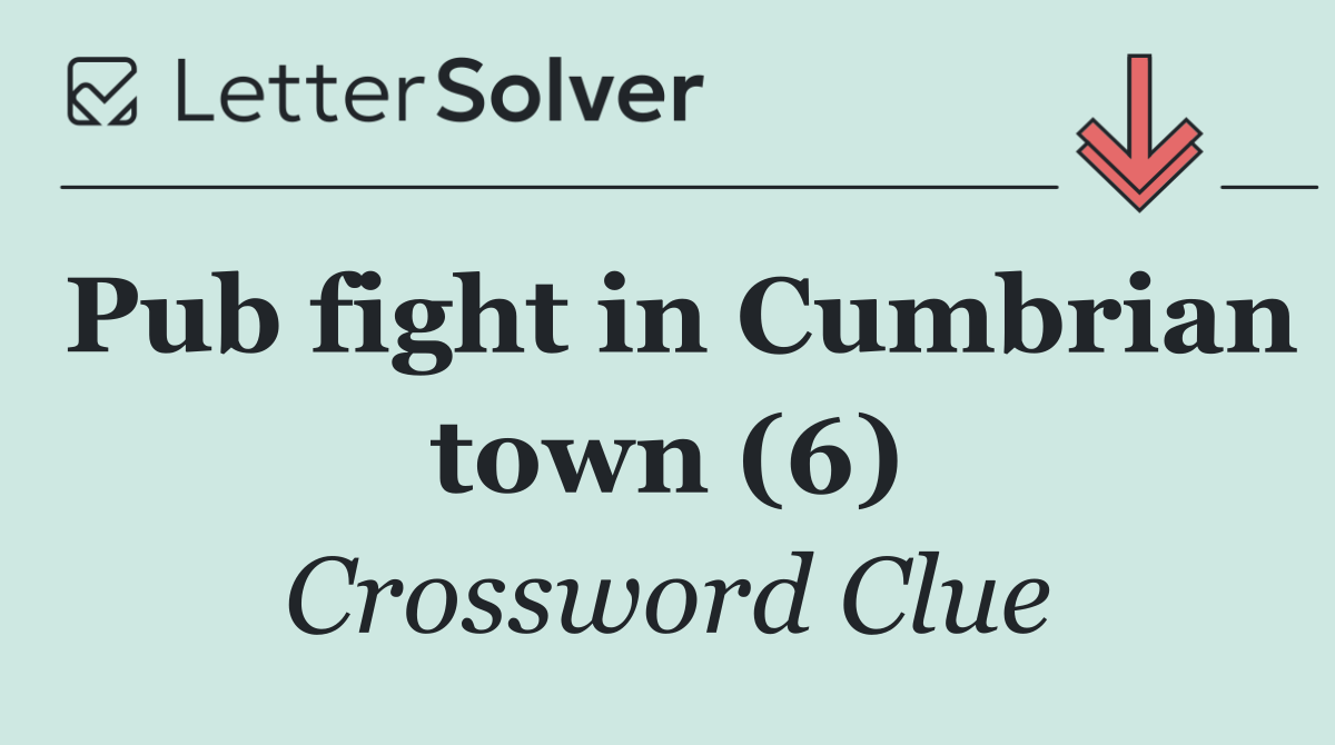 Pub fight in Cumbrian town (6)