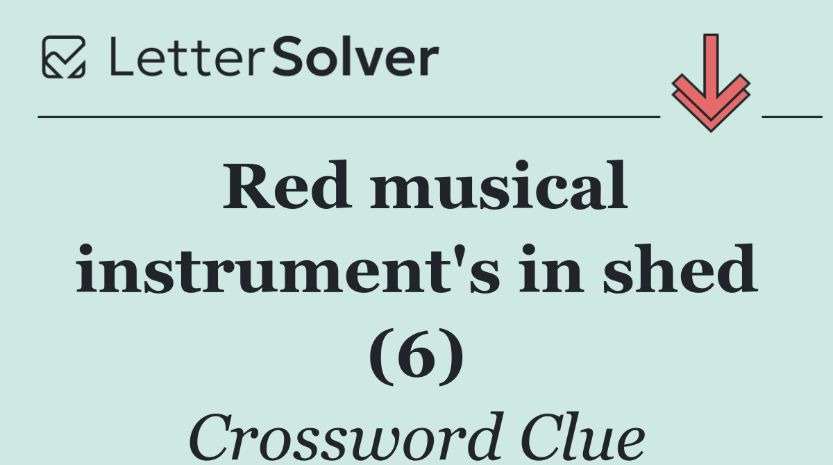 Red musical instrument's in shed (6)